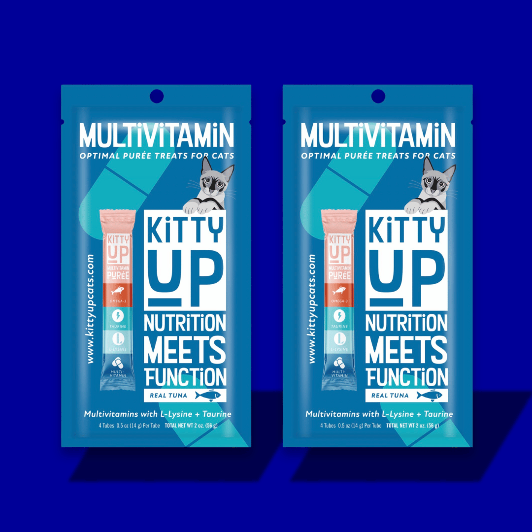 cat multivitamin purée – tuna flavor – front pouch