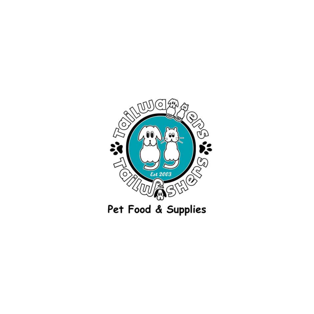 Logo of Tailwaggers Pet Food and Supplies.