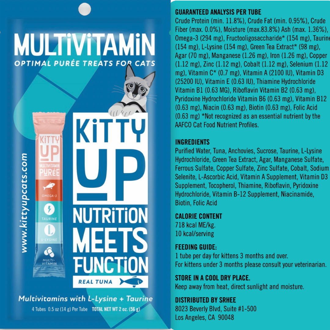 Image of Multivitamin Tuna and the ingredients.